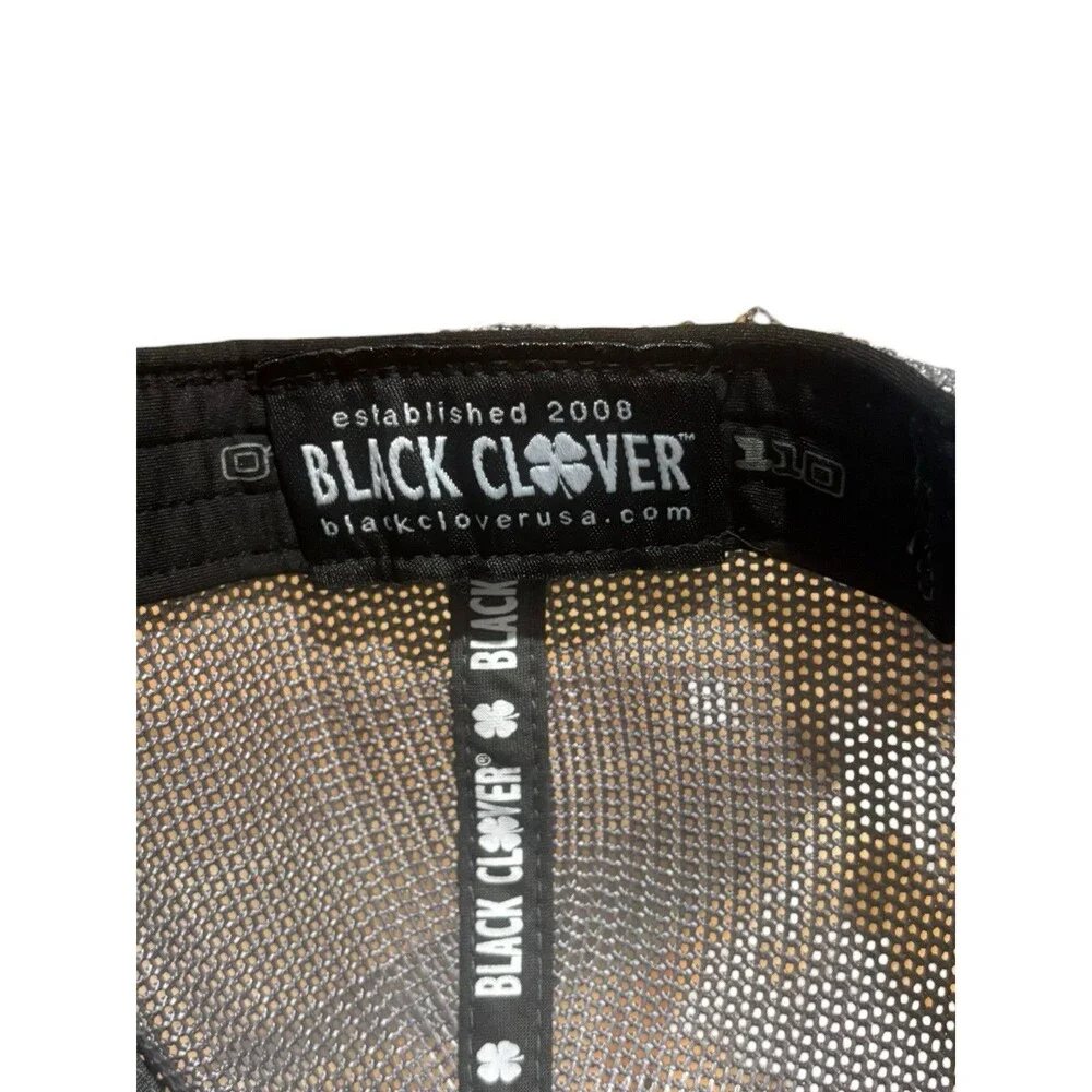 Black Clover Hardy 9 ‘’Live Lucky’’ Dark Green Adjustable OS Hat